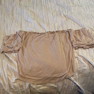 Off the shoulder shirt